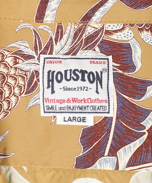 HOUSTON(ヒューストン)の「【UT208】【HOUSTON/ヒューストン】MADE IN JAPAN RAYON ALOHA SHIRT PINEAPPLE 41351(シャツ/ブラウス・メンズ・ブラック/マスタード・MEDIUM/LARGE)」の19枚目の写真