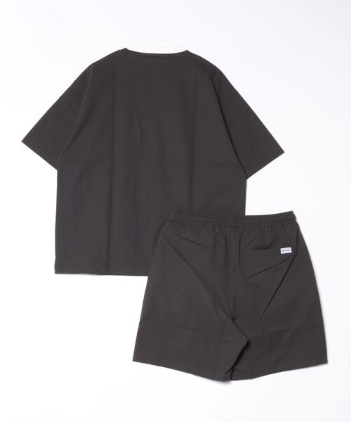Mac-House(マックハウス)の「REALSTANDARD パッカブル 半袖Tシャツ ×ショートパンツ× 巾着 3点セットアップ(セットアップ・メンズ・カーキ/グレー/ブラック・XL/L/M)」の13枚目の写真