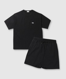 REALSTANDARD パッカブル 半袖Tシャツ ×ショートパンツ× 巾着 3点セットアップ