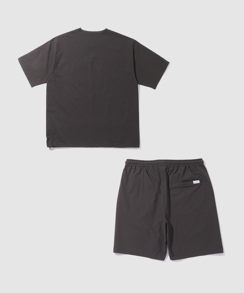 Mac-House(マックハウス)の「REALSTANDARD パッカブル 半袖Tシャツ ×ショートパンツ× 巾着 3点セットアップ(セットアップ・メンズ・カーキ/グレー/ブラック・XL/L/M)」の4枚目の写真
