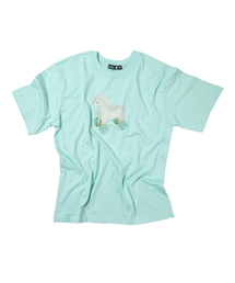 kaifai（カイファイ）の「ミルクポニー 半袖Tシャツ（ミント） K26QB229（Tシャツ/カットソー）」