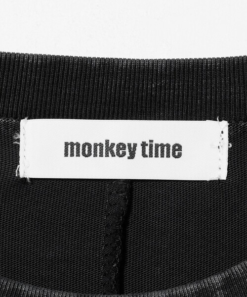 MONKEY TIME(モンキータイム)の「ガーメントダイ ノースリーブ Tシャツ(Tシャツ/カットソー・メンズ・ブラック/ダークグレー・L/M)」の22枚目の写真