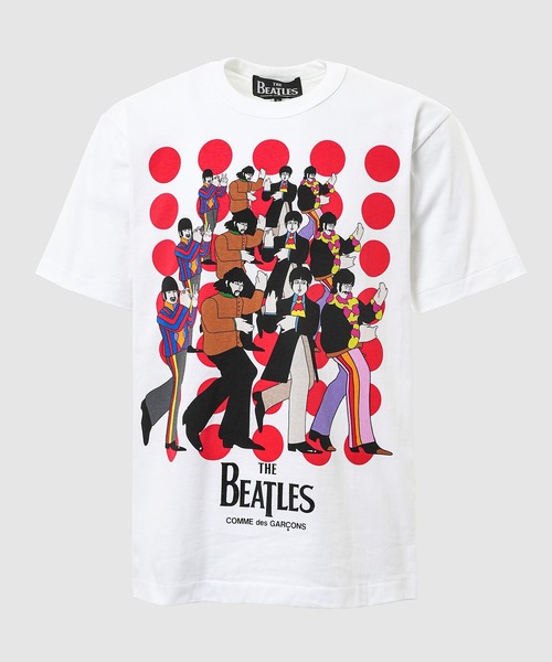 Футболка THE BEATLES «YELLOW SUBMARINE» с точечным принтом