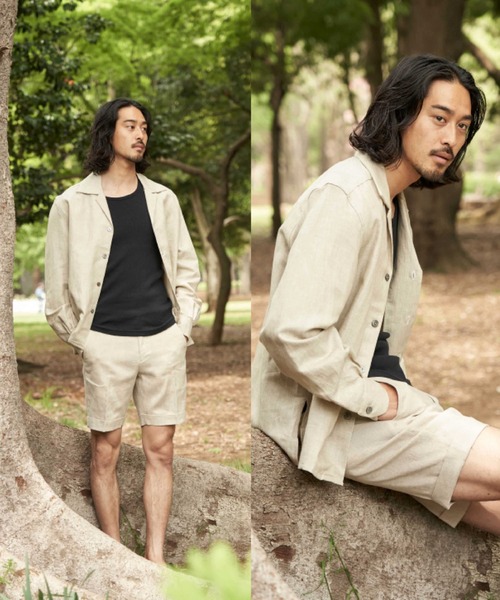 SP(エスピー)の「オーガニックリネン(麻)ストレッチ(LB)(その他パンツ・メンズ・ライトベージュ・SMALL/MEDIUM/LARGE)」の5枚目の写真