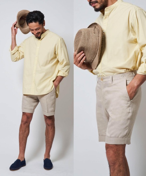 SP(エスピー)の「オーガニックリネン(麻)ストレッチ(LB)(その他パンツ・メンズ・ライトベージュ・SMALL/MEDIUM/LARGE)」の3枚目の写真