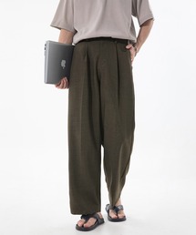 バックゴムストレッチワイドスラックス