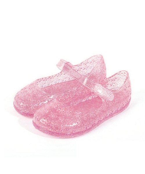 aimoha（アイモハ）の「【aimoha-KIDS-】グリッタークリアサンダル (SS)（サンダル・キッズ・ホワイト/ピンク・15.0cm/15.5cm/16.0cm/17.0cm）」の4枚目の写真