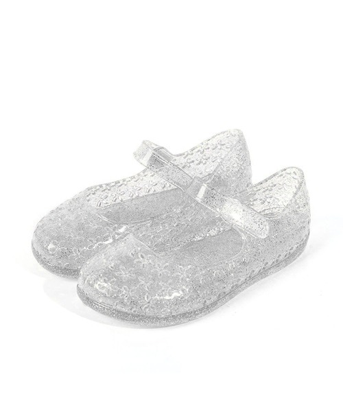 aimoha（アイモハ）の「【aimoha-KIDS-】グリッタークリアサンダル (SS)（サンダル・キッズ・ホワイト/ピンク・15.0cm/15.5cm/16.0cm/17.0cm）」の3枚目の写真