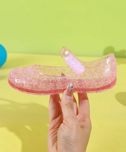 aimoha（アイモハ）の「【aimoha-KIDS-】グリッタークリアサンダル (SS)（サンダル・キッズ・ホワイト/ピンク・15.0cm/15.5cm/16.0cm/17.0cm）」の9枚目の写真