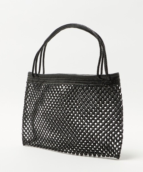 Diminutivo(ディミヌティーボ)の「<Diminutivo> スカシアミメッシュ L(かごバッグ・レディース・ブラック/ダークブラウン・FREE)」の6枚目の写真