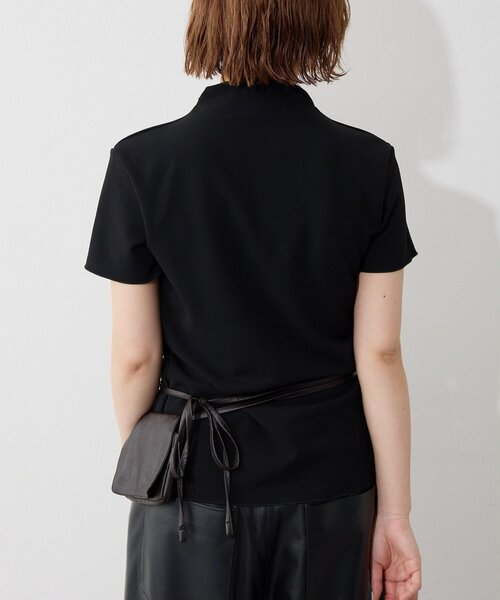 Whim Gazette（ウィムガゼット）の「【THE BAAT】short sleeve blouse（シャツ/ブラウス・レディース・ベージュ/グレー/ブラック・FREE）」の4枚目の写真