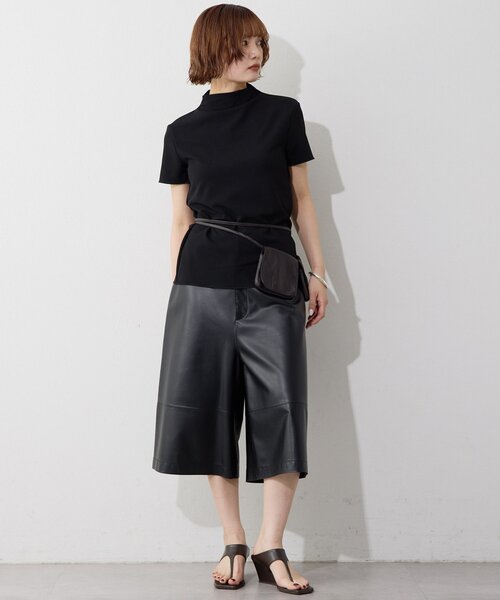 Whim Gazette（ウィムガゼット）の「【THE BAAT】short sleeve blouse（シャツ/ブラウス・レディース・ベージュ/グレー/ブラック・FREE）」の9枚目の写真