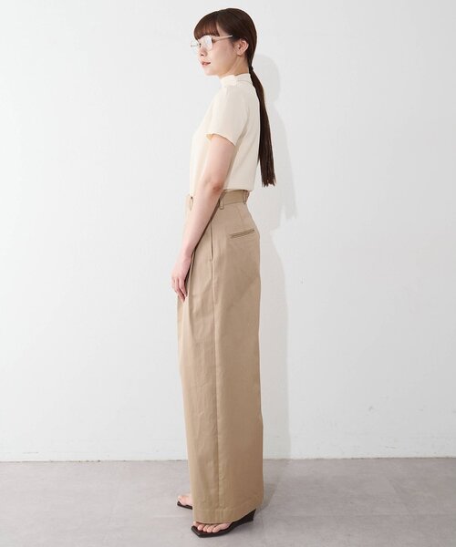 Whim Gazette（ウィムガゼット）の「【THE BAAT】short sleeve blouse（シャツ/ブラウス・レディース・ベージュ/グレー/ブラック・FREE）」の12枚目の写真
