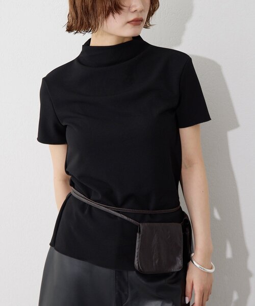 Whim Gazette（ウィムガゼット）の「【THE BAAT】short sleeve blouse（シャツ/ブラウス・レディース・ベージュ/グレー/ブラック・FREE）」の2枚目の写真