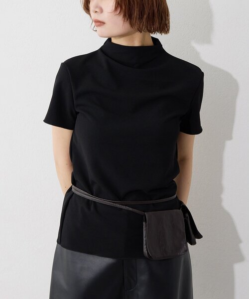 Whim Gazette（ウィムガゼット）の「【THE BAAT】short sleeve blouse（シャツ/ブラウス・レディース・ベージュ/グレー/ブラック・FREE）」の8枚目の写真