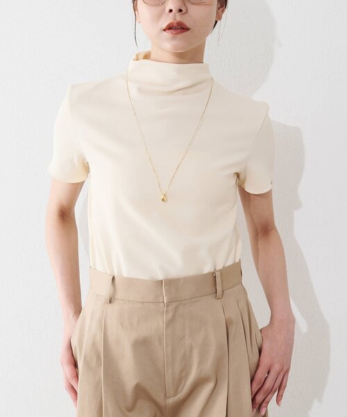 Whim Gazette（ウィムガゼット）の「【THE BAAT】short sleeve blouse（シャツ/ブラウス・レディース・ベージュ/グレー/ブラック・FREE）」の10枚目の写真