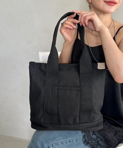 MYMOOD.(マイムード)の「A4収納可多ポケット2WAYトートバッグ(トートバッグ・レディース・グレー/ネイビー/ブラック/ブラウン/アイボリー・FREE)」の1枚目の写真