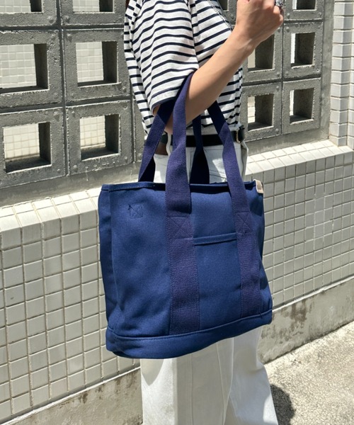 MYMOOD.(マイムード)の「A4収納可多ポケット2WAYトートバッグ(トートバッグ・レディース・グレー/ネイビー/ブラック/ブラウン/アイボリー・FREE)」の12枚目の写真