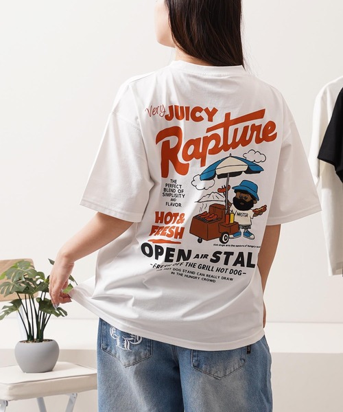 1111clothing(ワンフォークロージング)の「バックサガラ刺繍 プリント Tシャツ / Back-to-Back Embroidered Print T-Shirt(Tシャツ/カットソー・メンズ・ホワイト系3/ネイビー/ライトピンク/ターコイズブルー/ホワイト系1/ホワイト系2・M/L)」の20枚目の写真