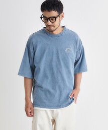 Refurbish（リファービッシュ）の「刺繍フェードTシャツ（Tシャツ/カットソー）」