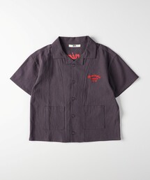 MPS（エムピーエス）の「MPS(エムピーエス)バック刺繍開襟シャツ（シャツ/ブラウス）」