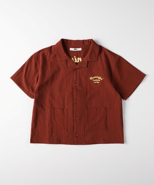 MPS(エムピーエス)の「MPS(エムピーエス)バック刺繍開襟シャツ(シャツ/ブラウス・キッズ・ブラック系/ダークブラウン系・11/12/13/14)」の12枚目の写真