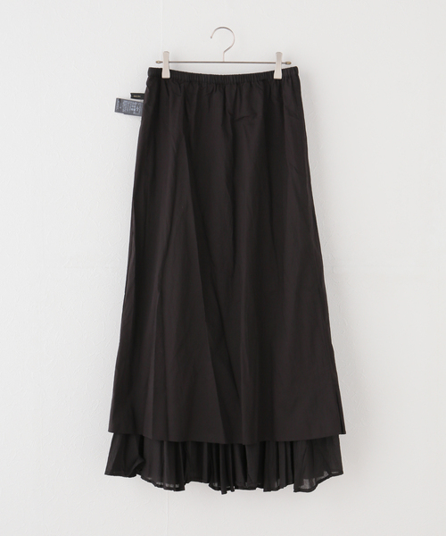 Spick & Span(スピックアンドスパン)の「コットンオーガンジーティアードスカート(スカート・レディース・ブラック/モカ/オレンジ・38/36)」の5枚目の写真