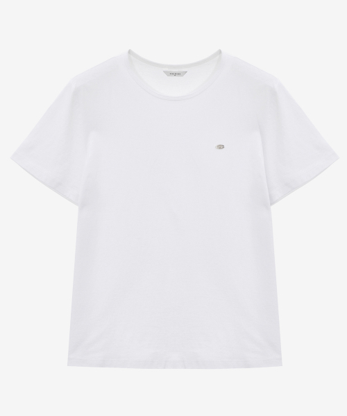 MIND BRIDGE WOMEN（マインドブリッジウーマン）の「[W][2PACK]ラウンドネックTシャツパッケージ - 3カラー（Tシャツ/カットソー・レディース・ブラックミックス/ホワイト×ブラック/ホワイト系その他・55/66）」の8枚目の写真