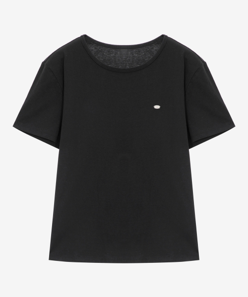 MIND BRIDGE WOMEN（マインドブリッジウーマン）の「[W][2PACK]ラウンドネックTシャツパッケージ - 3カラー（Tシャツ/カットソー・レディース・ブラックミックス/ホワイト×ブラック/ホワイト系その他・55/66）」の12枚目の写真