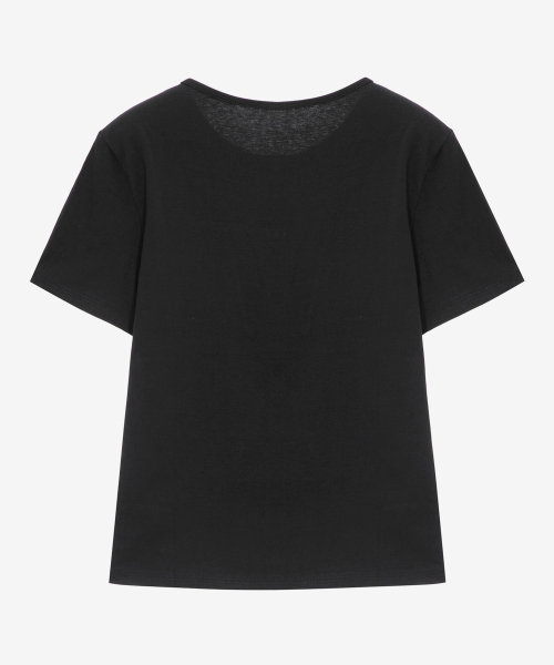 MIND BRIDGE WOMEN（マインドブリッジウーマン）の「[W][2PACK]ラウンドネックTシャツパッケージ - 3カラー（Tシャツ/カットソー・レディース・ブラックミックス/ホワイト×ブラック/ホワイト系その他・55/66）」の13枚目の写真