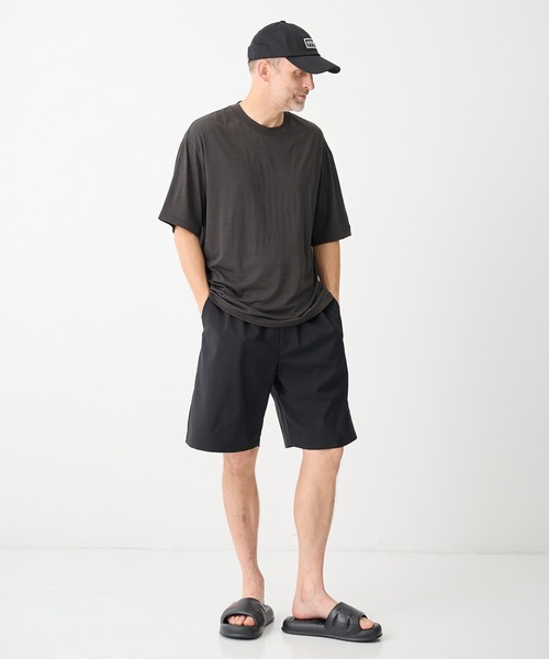 WRAPINKNOT(ラッピンノット)の「【WRAPINKNOT/ラッピンノット】S/S Wide Fit T-Shirt(Tシャツ/カットソー・メンズ・ブラック・2)」の4枚目の写真