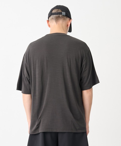 WRAPINKNOT(ラッピンノット)の「【WRAPINKNOT/ラッピンノット】S/S Wide Fit T-Shirt(Tシャツ/カットソー・メンズ・ブラック・2)」の6枚目の写真