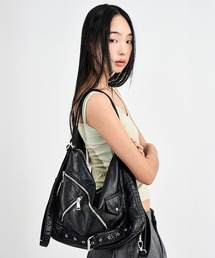 3rdSpring（サードスプリング）の「ライダースデザイン 2WAY ショルダーバッグ（ショルダーバッグ）」