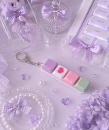 UP START（アップスタート）の「【Bls】【ZA】【Bling Leads】カラフルキーキャップ キーホルダー(BL)（キーホルダー）」