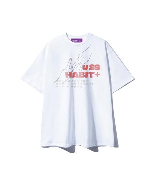 NUHABIT（ニューハビット）の「N/H TYPE89 オーバーサイズ 半袖 (GOS2-6NH1376)（Tシャツ/カットソー・メンズ・ネイビー/ホワイト/ブラック/ライトグレー・MEDIUM/LARGE/X-LARGE）」の2枚目の写真