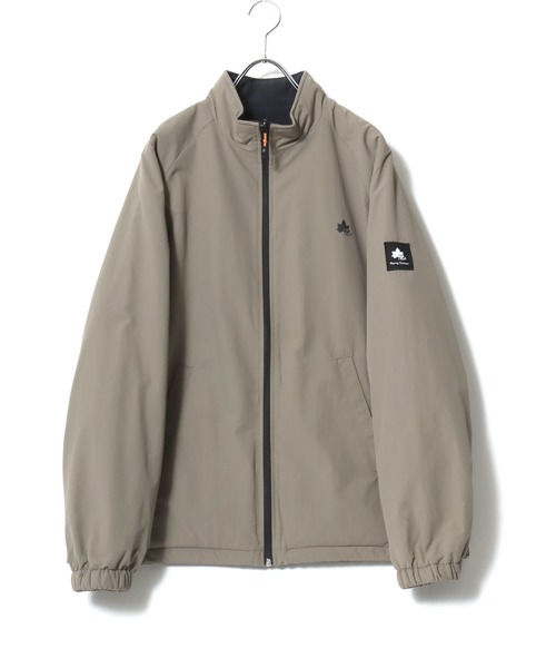 LOGOS（ロゴス）の「2026AW LOGOS/ロゴス ナイロン 撥水 裏配色フリース 2WAY リバーシブル スタンドブルゾン レディース メンズ ジャケット（ブルゾン・メンズ・グリーン/ブラック/ベージュ・M/L/LL）」の14枚目の写真