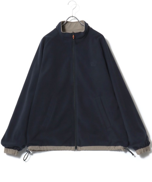 LOGOS（ロゴス）の「2026AW LOGOS/ロゴス ナイロン 撥水 裏配色フリース 2WAY リバーシブル スタンドブルゾン レディース メンズ ジャケット（ブルゾン・メンズ・グリーン/ブラック/ベージュ・M/L/LL）」の16枚目の写真
