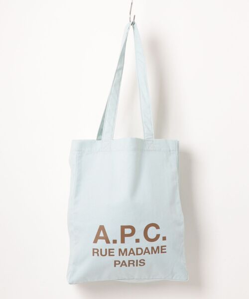 A.P.C.（アーペーセー）の「TOTE LOU RUE MADAME 2.0（トートバッグ・レディース・ブルー/ライラック・ONESIZE）」の2枚目の写真