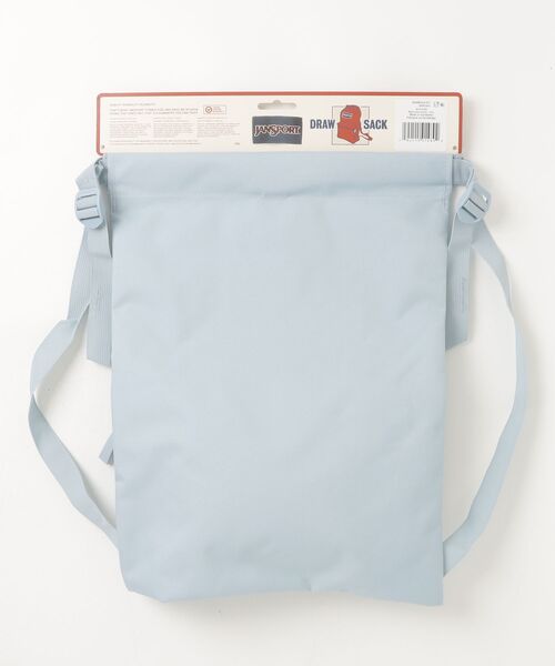 JANSPORT(ジャンスポーツ)の「【JANSPORT】DRAW SACK(バックパック/リュック・メンズ・グレイッシュブルー・FREE)」の2枚目の写真