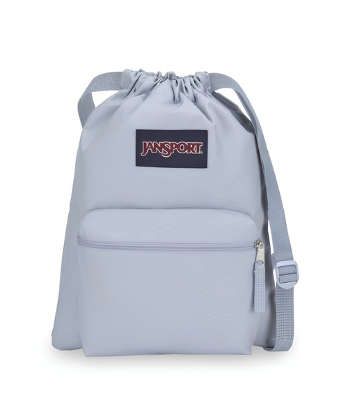 JANSPORT(ジャンスポーツ)の「【JANSPORT】DRAW SACK(バックパック/リュック・メンズ・グレイッシュブルー・FREE)」の1枚目の写真