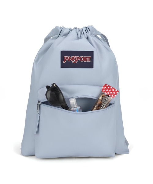 JANSPORT(ジャンスポーツ)の「【JANSPORT】DRAW SACK(バックパック/リュック・メンズ・グレイッシュブルー・FREE)」の6枚目の写真