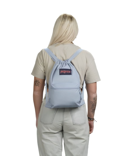 JANSPORT(ジャンスポーツ)の「【JANSPORT】DRAW SACK(バックパック/リュック・メンズ・グレイッシュブルー・FREE)」の10枚目の写真