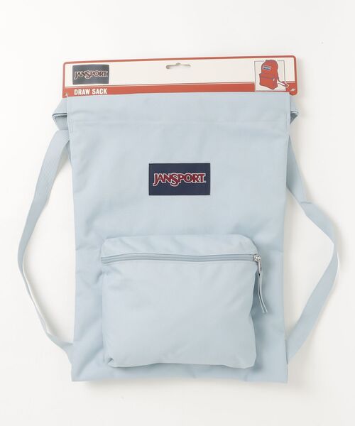 JANSPORT(ジャンスポーツ)の「【JANSPORT】DRAW SACK(バックパック/リュック・メンズ・グレイッシュブルー・FREE)」の11枚目の写真