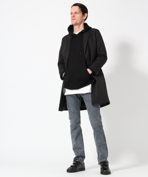 HARE（ハレ）の「チェスターコート(HARE)（チェスターコート・メンズ・ベージュ/ブラック/カモフラージュ・SMALL/MEDIUM/LARGE）」の4枚目の写真