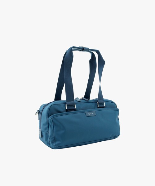 agnes b.（アニエスベー）の「ナイロン 2way スモール ボストンバッグ "My bag" RAT01-12（ボストンバッグ・レディース・グリーン・FREE）」の3枚目の写真