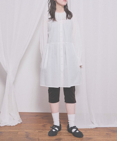 fig London(フィグロンドン)の「Lady velour capri pants(その他パンツ・レディース・ブラック/ダークブラウン・FREE)」の14枚目の写真