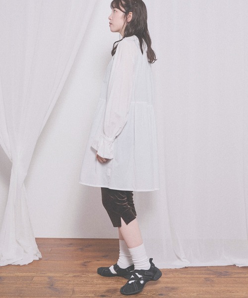 fig London(フィグロンドン)の「Lady velour capri pants(その他パンツ・レディース・ブラック/ダークブラウン・FREE)」の20枚目の写真