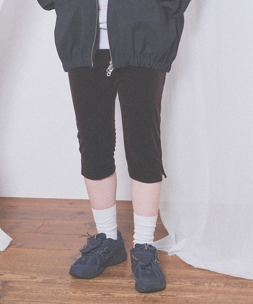 fig London(フィグロンドン)の「Lady velour capri pants(その他パンツ・レディース・ブラック/ダークブラウン・FREE)」の10枚目の写真
