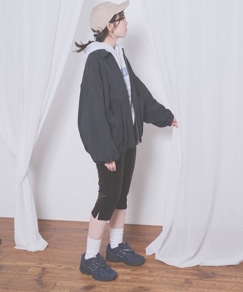 fig London(フィグロンドン)の「Lady velour capri pants(その他パンツ・レディース・ブラック/ダークブラウン・FREE)」の19枚目の写真