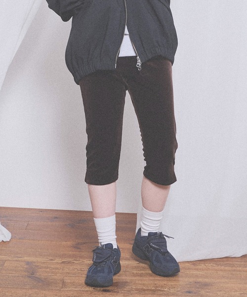 fig London(フィグロンドン)の「Lady velour capri pants(その他パンツ・レディース・ブラック/ダークブラウン・FREE)」の22枚目の写真